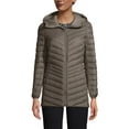 thumbnail image 1 of Lands' End Women's Tall Wanderweight Ultralight Packable Hooded Long Down Jacket, 1 of 3