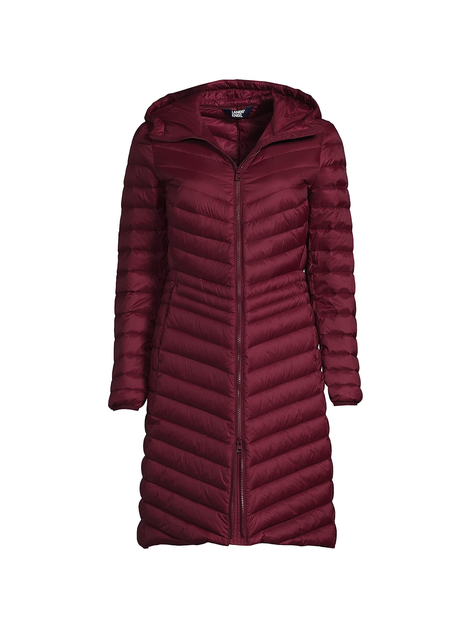 Lands' End Women's Tall Wanderweight Ultralight Packable Down Coat