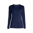 thumbnail image 1 of Lands' End Women's Thermaskin Heat Long Sleeve Crewneck Long Underwear Top, 1 of 3
