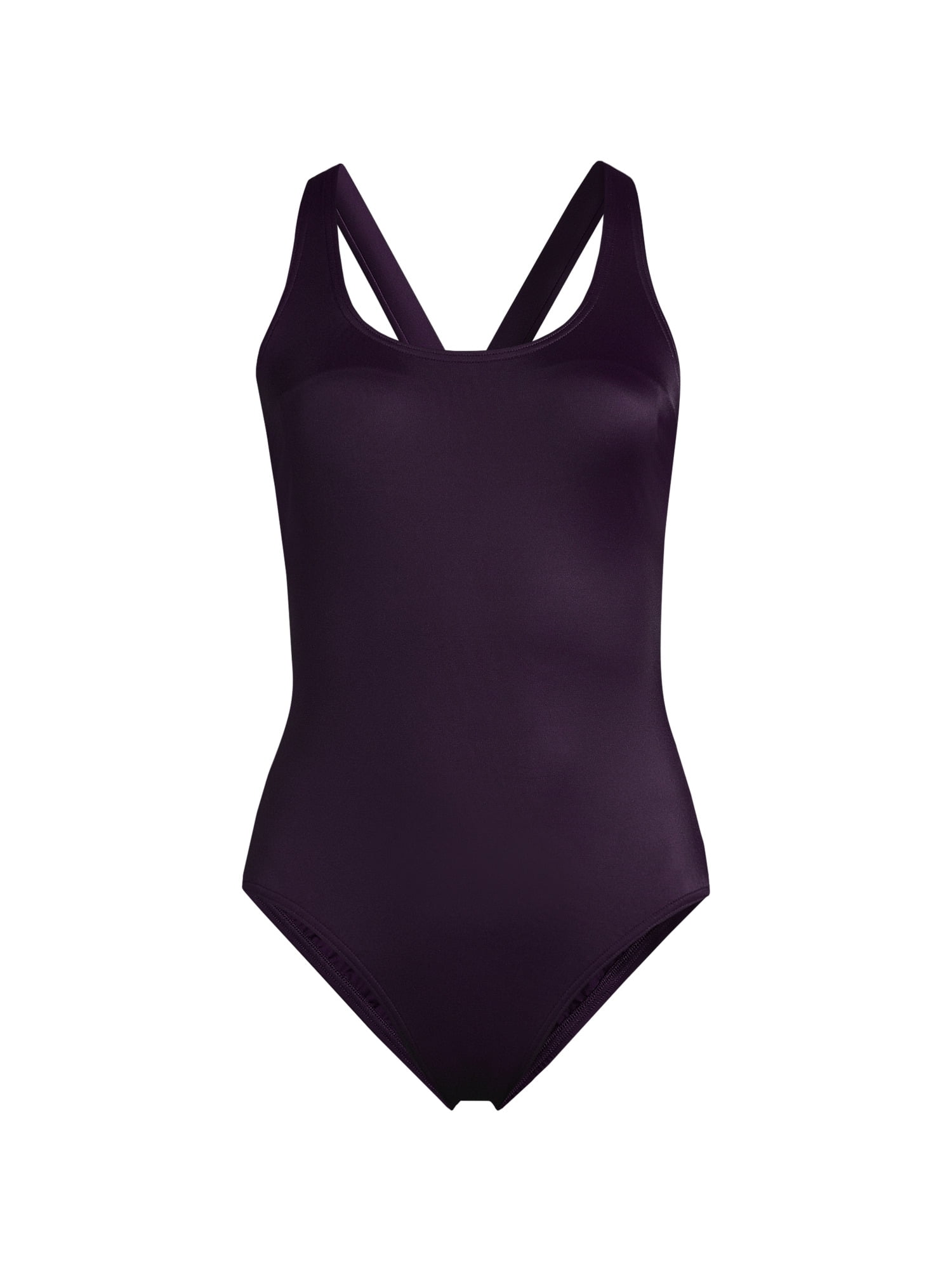 Lands' End Women's Tugless X-Back One Piece Swimsuit - Walmart.com