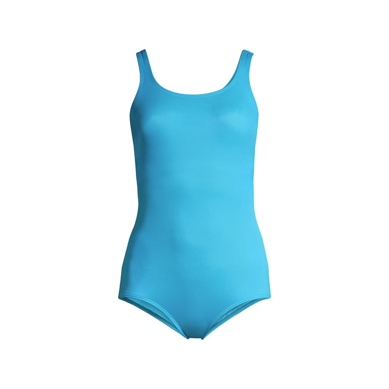Women's Tummy Control Chlorine Resistant Soft Cup Tugless Sporty