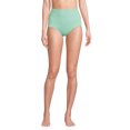 thumbnail image 1 of Lands' End Women's Tummy Control Gingham Tugless High Waisted Bikini Bottoms, 1 of 4