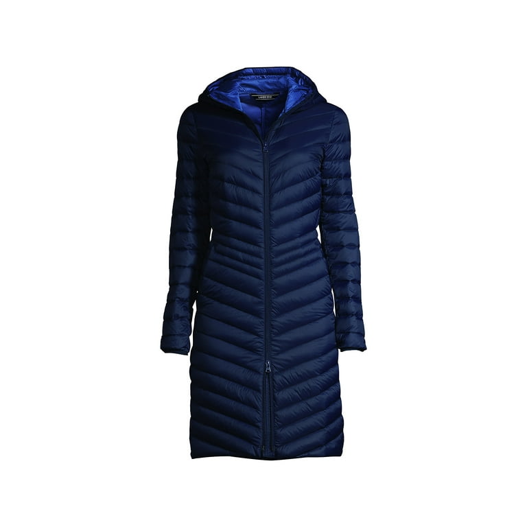 Lands' End Women's Ultralight Packable Puffer Winter Down Coat