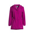 thumbnail image 1 of Lands' End Women's Waterproof Hooded Packable Raincoat, 1 of 3