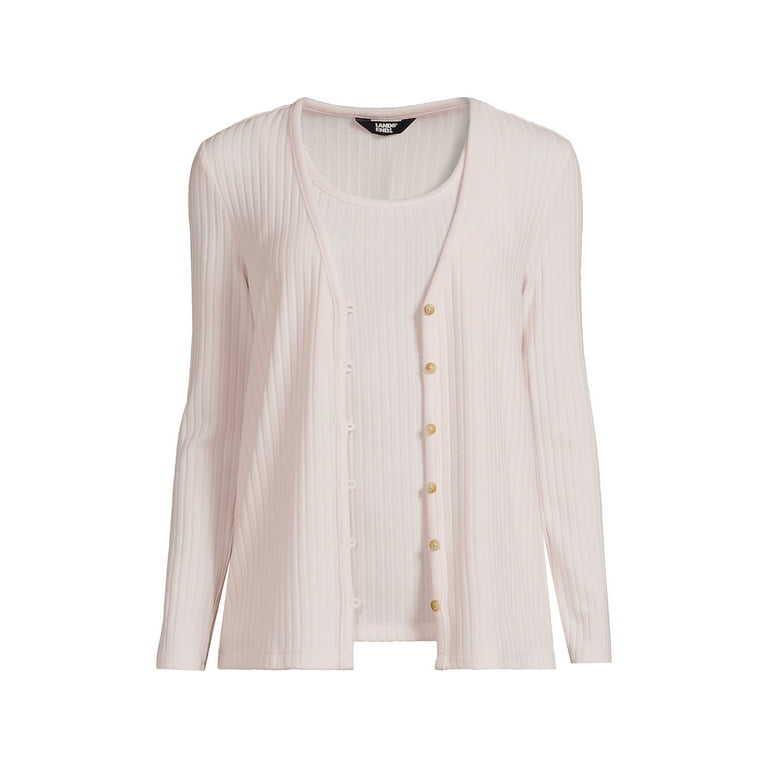 Lands end cheap waterfall cardigan