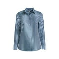 thumbnail image 1 of Lands' End Women's Wrinkle Free No Iron Button Front Shirt, 1 of 3