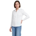 thumbnail image 1 of Lands' End Women's No Iron Button Front Shirt, 1 of 3