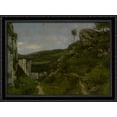 thumbnail image 1 of Landscape 36x28 Large Black Ornate Wood Framed Canvas Art by Gustave Courbet, 1 of 2