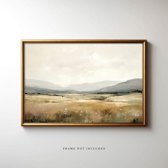 Landscape Above Bed Art Print