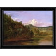 thumbnail image 1 of Landscape (American Lake in Summer) 36x28 Large Black Ornate Wood Framed Canvas Art by Thomas Cole, 1 of 2