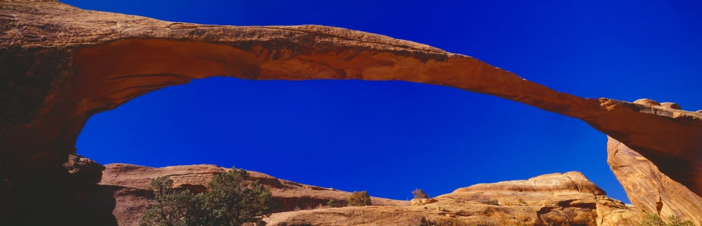 Landscape Arch Arches National Park Moab Utah Canvas Art - Panoramic Images (27 x 9)