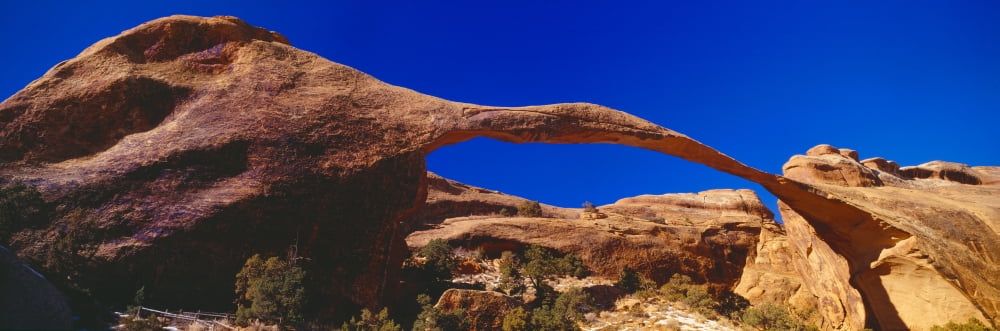 Landscape Arch Arches National Park Moab Utah Canvas Art - Panoramic Images (36 x 12)