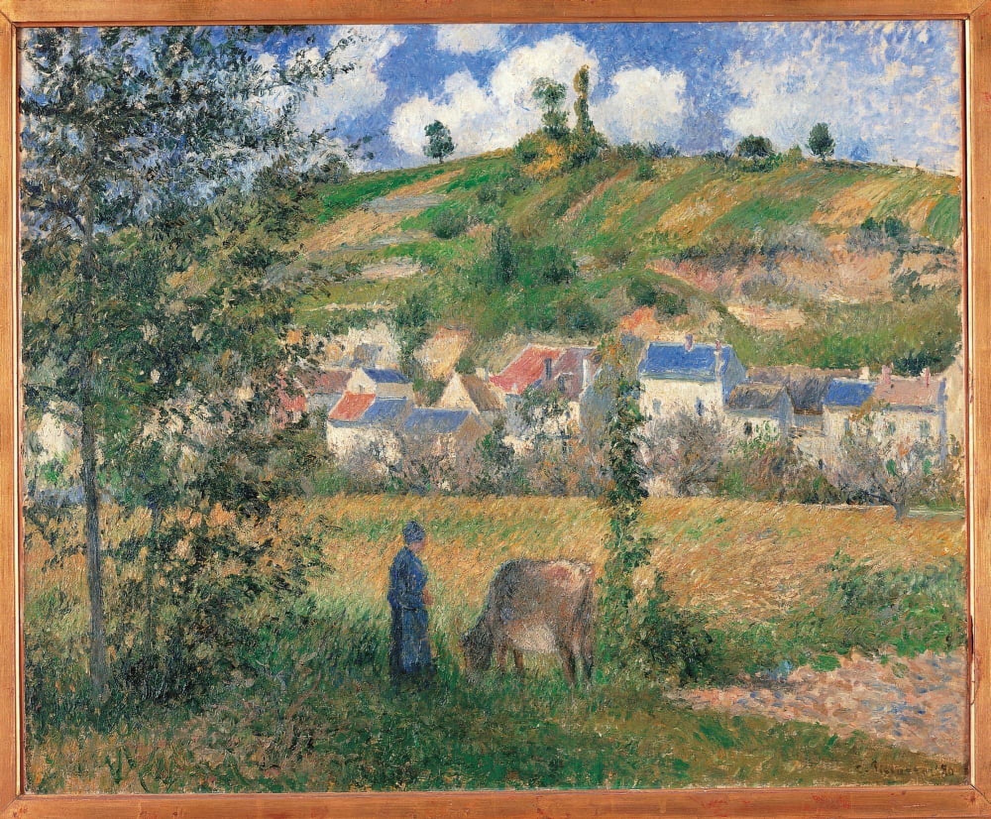 Landscape At Chaponval (Val Doise) Canvas Art - (24 x 18)