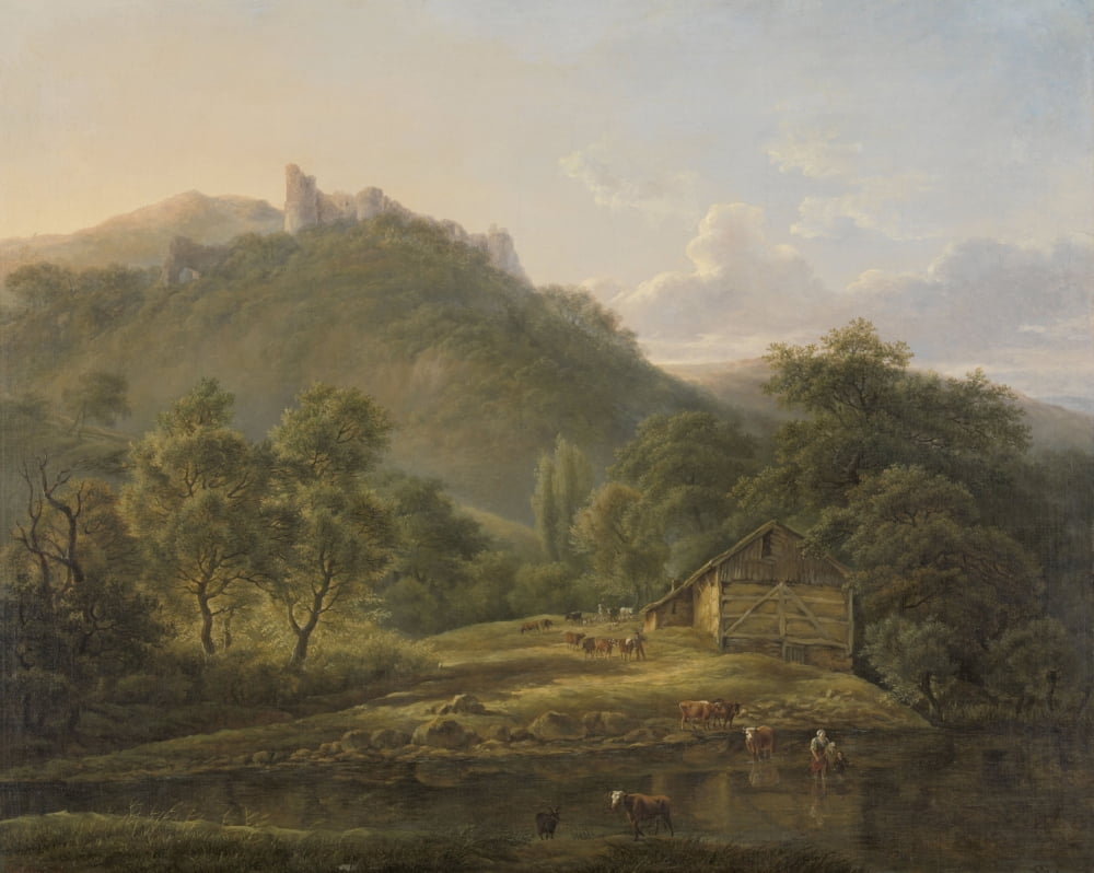Landscape At The Sambre Canvas Art - (24 x 18)
