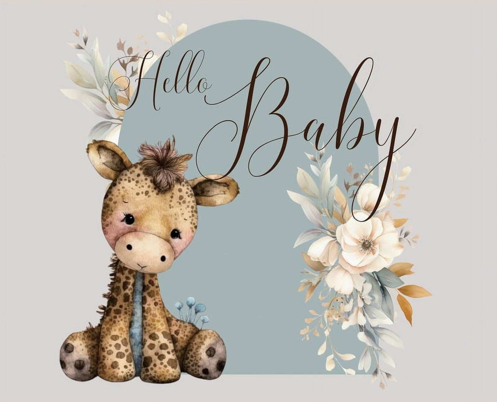 Landscape Baby Shower hardback Guest Book, (Hardcover)