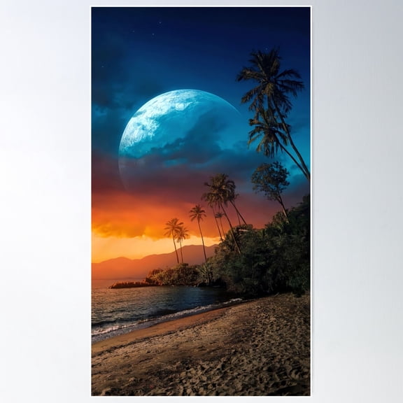 Landscape, Beautiful View, Nature, Health, Amazing, Photo, World, Travel, Beach, Sand, Sky, Cloud, Mountain, Snow, Sea, Ocean Poster Wall Art, Modern Wall Decor For Living Room Bedroom, 8x12 UNFRAMED