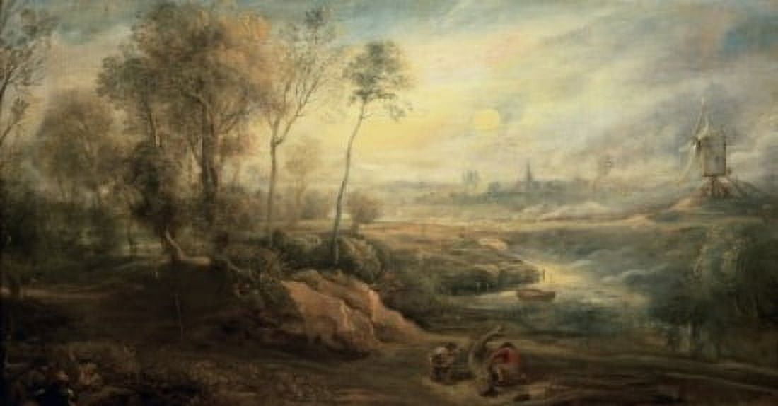 Landscape With A Bird-Catcher 17th Century Peter Paul Rubens (1577-1640 Flemish) Musee du Louvre Paris France Canvas Art - Peter Paul Rubens (18 x 24)
