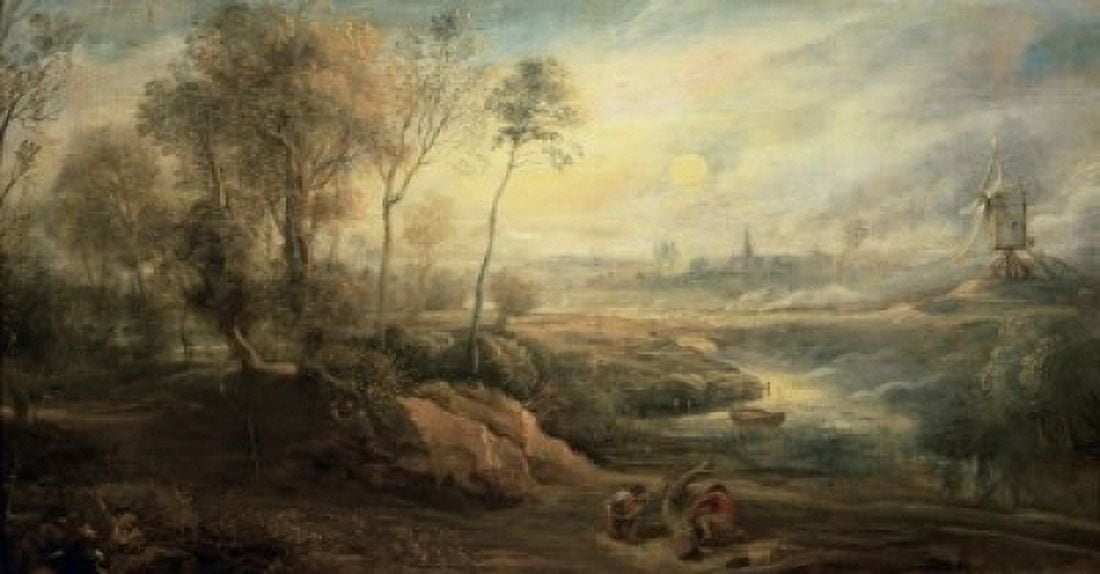 Landscape With A Bird-Catcher 17th Century Peter Paul Rubens (1577-1640 Flemish) Musee du Louvre Paris France Canvas Art - Peter Paul Rubens (24 x 36)