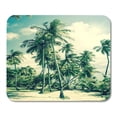 thumbnail image 1 of Landscape Blue Beach Tropical Island with Palm Trees White Palmtree Resort Mousepad Mouse Pad Mouse Mat 9x10 inch, 1 of 3