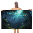 thumbnail image 1 of Landscape Butterfly Ultra Fine Fiber Beach Towels for Travel And Quick Drying Absorbent Towels for Swimming, 1 of 7