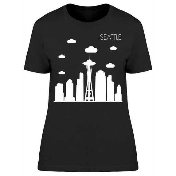 Landscape City Seattle T-Shirt Women -Image by Shutterstock, Female 3X-Large