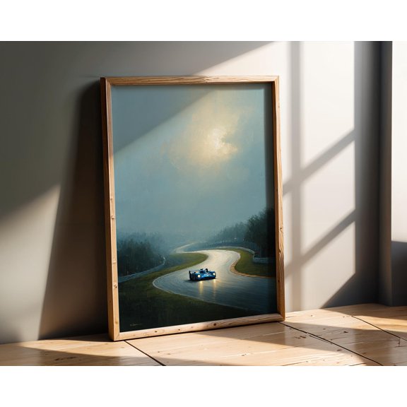 Landscape Classic Racing Circuit Poster , Poster Print Only