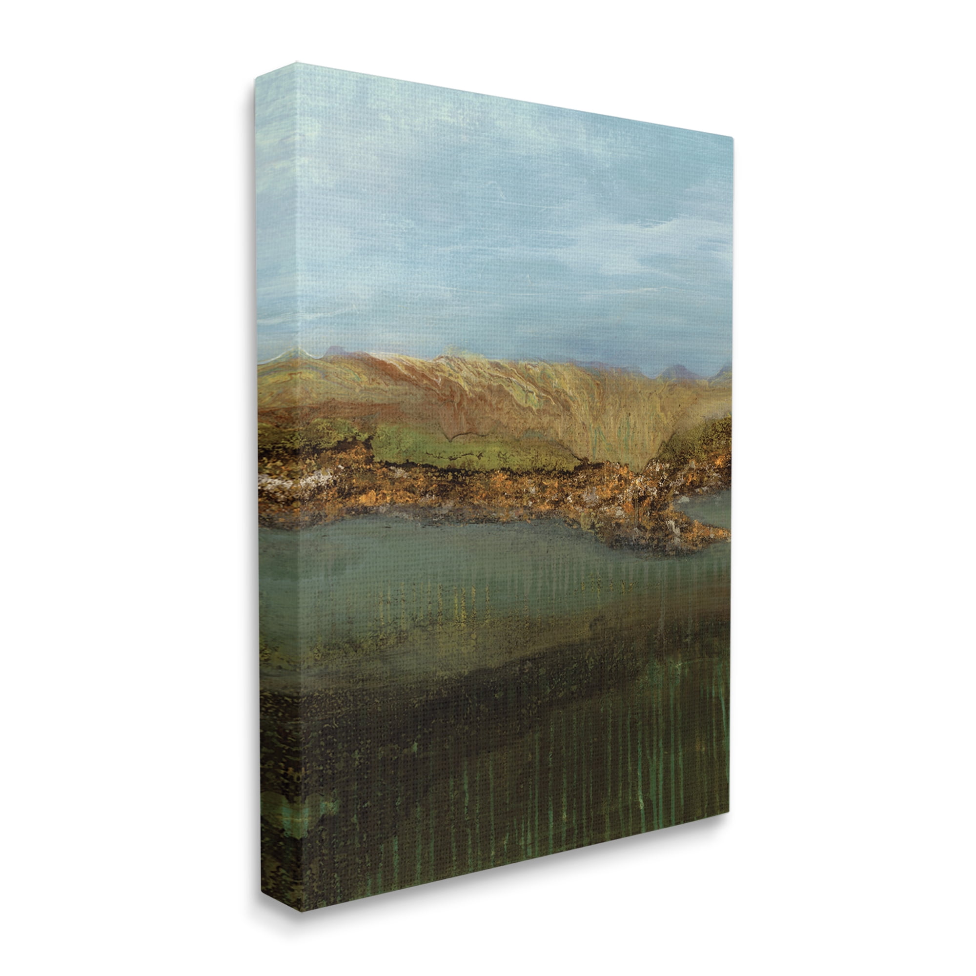 Stupell Industries Landscape Countryside Abstraction Blurred Earth Tones,36 x 48,Designed by Ruth Fromstein
