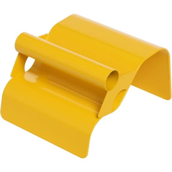Landscape Curb Trowel Cement Model Making Tool with Handle and Putty Knife Landscape Curb Trowel Concrete Curb Tools Steel 7.28 * 5.91 * 3.74 in Cement Model Tool (Yellow, Wave Shape)
