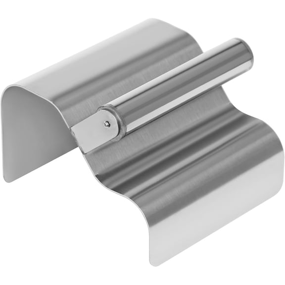 Landscape Curb Trowel Cement Model Making Tool with Handle and Putty Knife Curb Steel Slope Slant Trowel Cement Model Tool (Silver, Wave Shape)