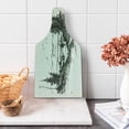 thumbnail image 1 of Landscape Cutting Board, Hand Drawn Landscape Sketch Trees and Mountains Wild Quiet Nature, Decorative Tempered Glass Cutting and Serving Board, in 3 Sizes, by Ambesonne, 1 of 2