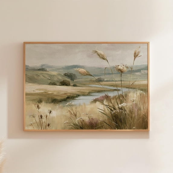 Landscape Daisy Meadow Botanical Paper Botanical Art Alternate Modern ...