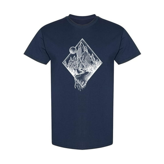 Landscape Diamond T-Shirt Men -Image by Shutterstock, Male Medium