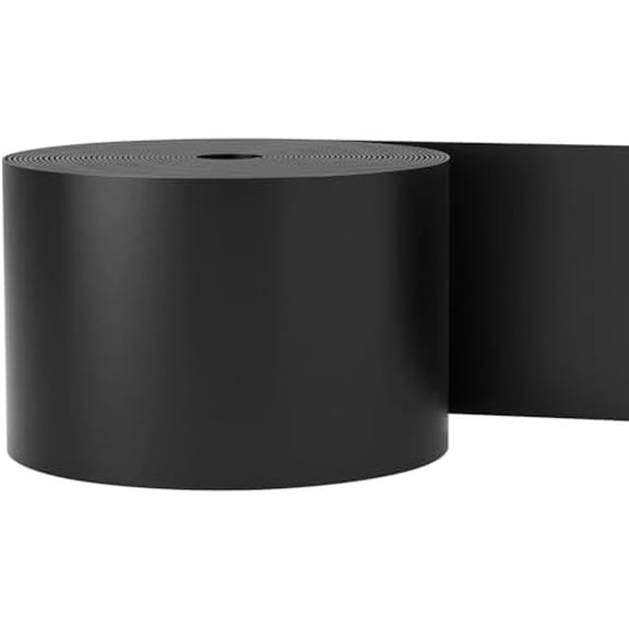 Landscape Edging, 10 inch Depth 60 ft Total Length, Recycled HDPE Coiled Terrace Board, Flexible Bender Border for Landscaping, Lawn, Garden, Yard, Against Invading Weeds, Black$$Garden &