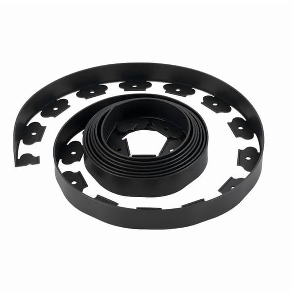 Landscape Edging 20 ft x 2 in Flexible Plastic Garden Border with 120 Spikes No Dig Lawn Edging Roll UV Resistant for Flower Beds Yard Pathways and Paver Borders