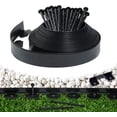 thumbnail image 1 of Landscape Edging Border 33 FT 2 Inch Tall with 60 Spikes, Plastic Edging for Landscaping, Garden Edging Border， Flower Bed, Paver and Lawn Edging Border, Black, 1 of 6