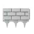 thumbnail image 1 of Landscape Edging Faux Stone, No Dig Decorative Stone-Look Garden Border for Flower Bed Edging, Lawn, Landscaped Yard, Trees and Gardens, 1 of 6