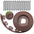 thumbnail image 1 of Landscape Edging, Flower Bed Edging Borders,Plastic Landscape Edging Kit Yard Edging Borders Garden Edge Lawn Edging Rubber Landscaping Edging Border,Yard Edging(Brown-66ft) C99, 1 of 3