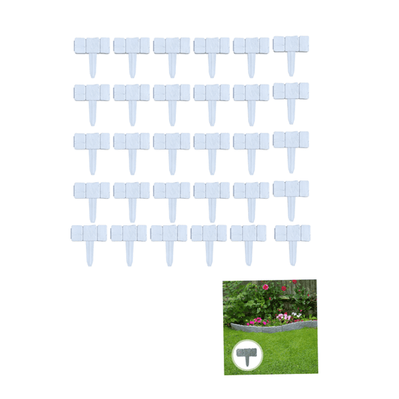 Landscape Edging Garden Edging Border Faux Stone Edging,Decorative Stone-Look Garden Border for Flower Bed Edging,Yard Edging,Lawn Trees and Gardens