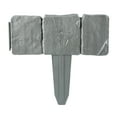 thumbnail image 1 of Landscape Edging Garden Edging Border Plastic Stone Look Fence Interlocking Lawn Edging Foldable Plant Bed Border for Yard Path Landscaping Decor Flower Bed Edging Borders, 1 of 7