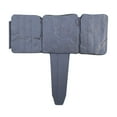 thumbnail image 1 of Landscape Edging Garden Edging Border Plastic Stone Look Fence Interlocking Lawn Edging Foldable Plant Bed Border for Yard Path Landscaping Decor Flower Bed Edging Borders, 1 of 7