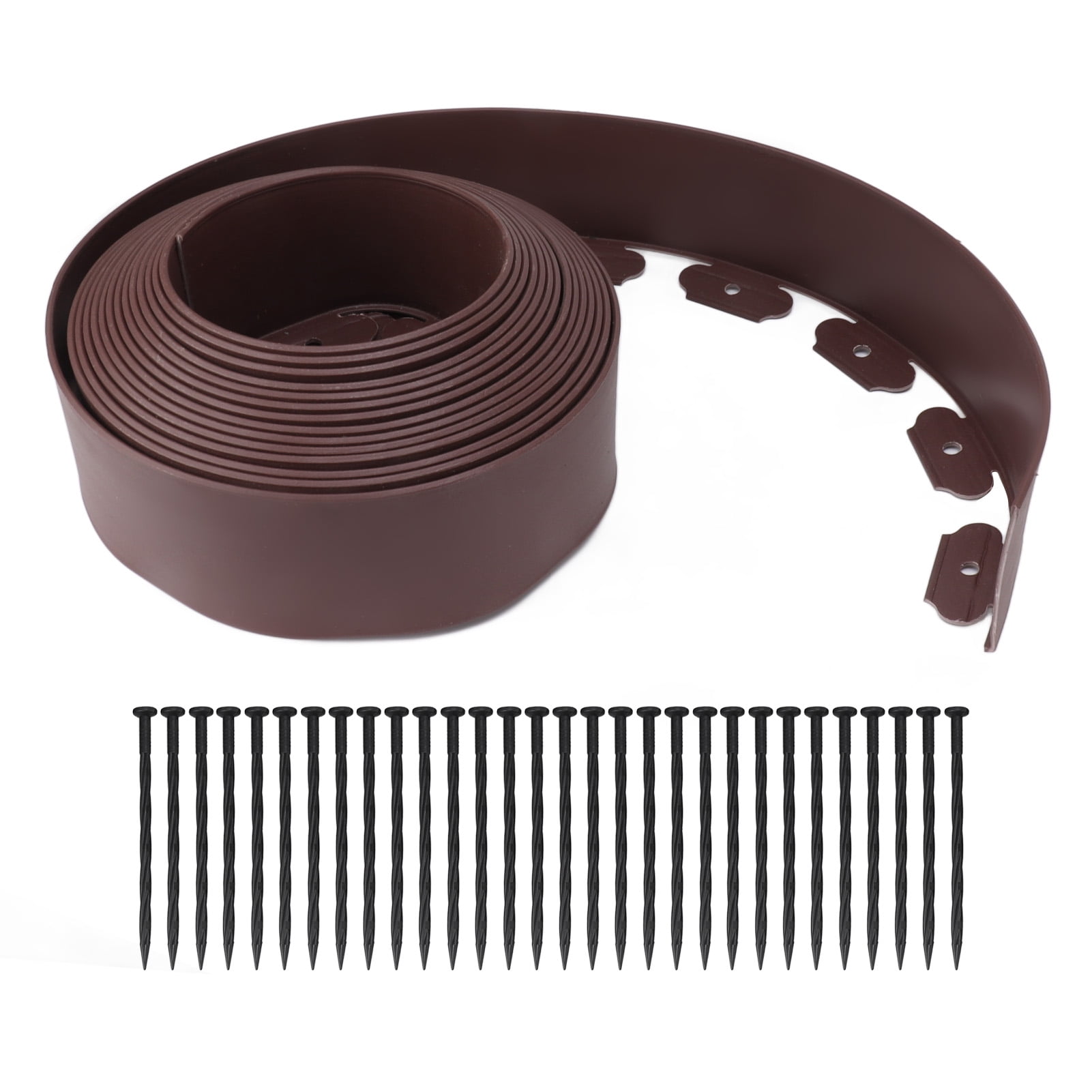 Landscape Edging Kit Lawn Edging Include 30 Spikes PE Garden Edging