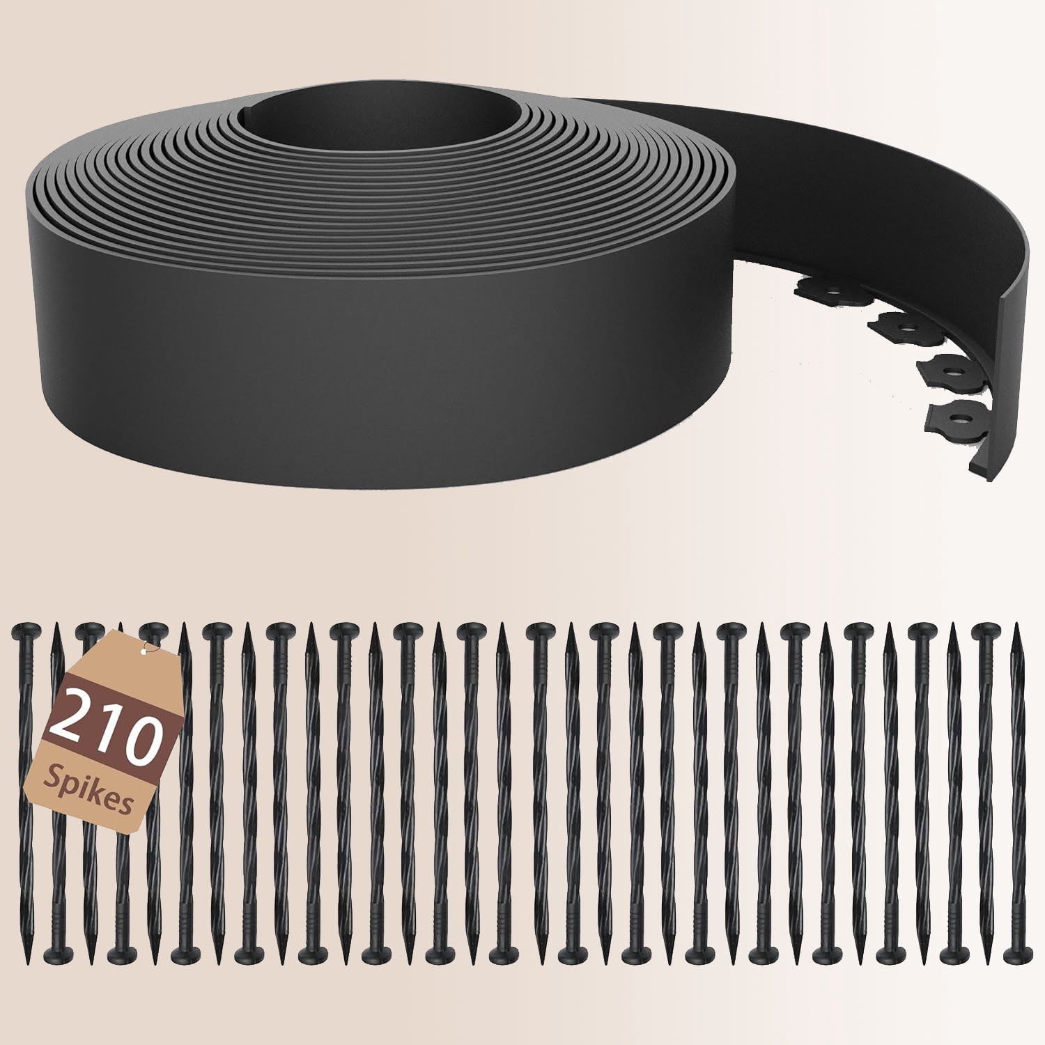 Landscape Edging Kit for Lawn and Flower Beds