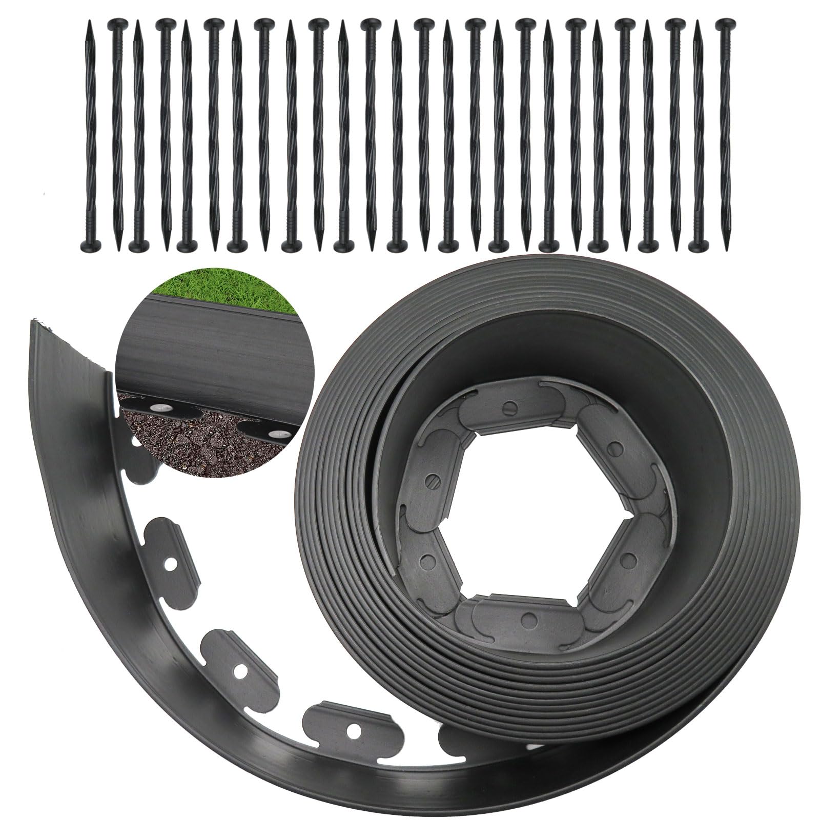 Landscape Edging Tall Wall, Garden Edging Border,Flower Bed Edging Lawn