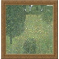 thumbnail image 1 of Landscape Garden (Meadow in Flower) 20x20 Gold Ornate Wood Framed Canvas Art by Gustav Klimt, 1 of 2