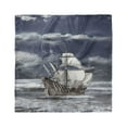 thumbnail image 1 of Landscape Head Scarf, Caribbean Pirates Ship, Head Wrap, 3 Sizes, by Ambesonne, 1 of 2