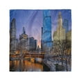 thumbnail image 1 of Landscape Head Scarf, Chicago River Scenery, Head Wrap, 3 Sizes, by Ambesonne, 1 of 2