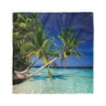 thumbnail image 1 of Landscape Head Scarf, Tropic Island Palms, Head Wrap, 3 Sizes, by Ambesonne, 1 of 2