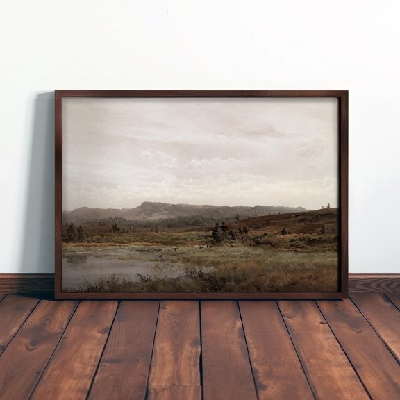 Landscape Heavenly Serene Nature For Spiritual And Tranquil Spaces Ls52 Zen Art Poster , Poster Print Only