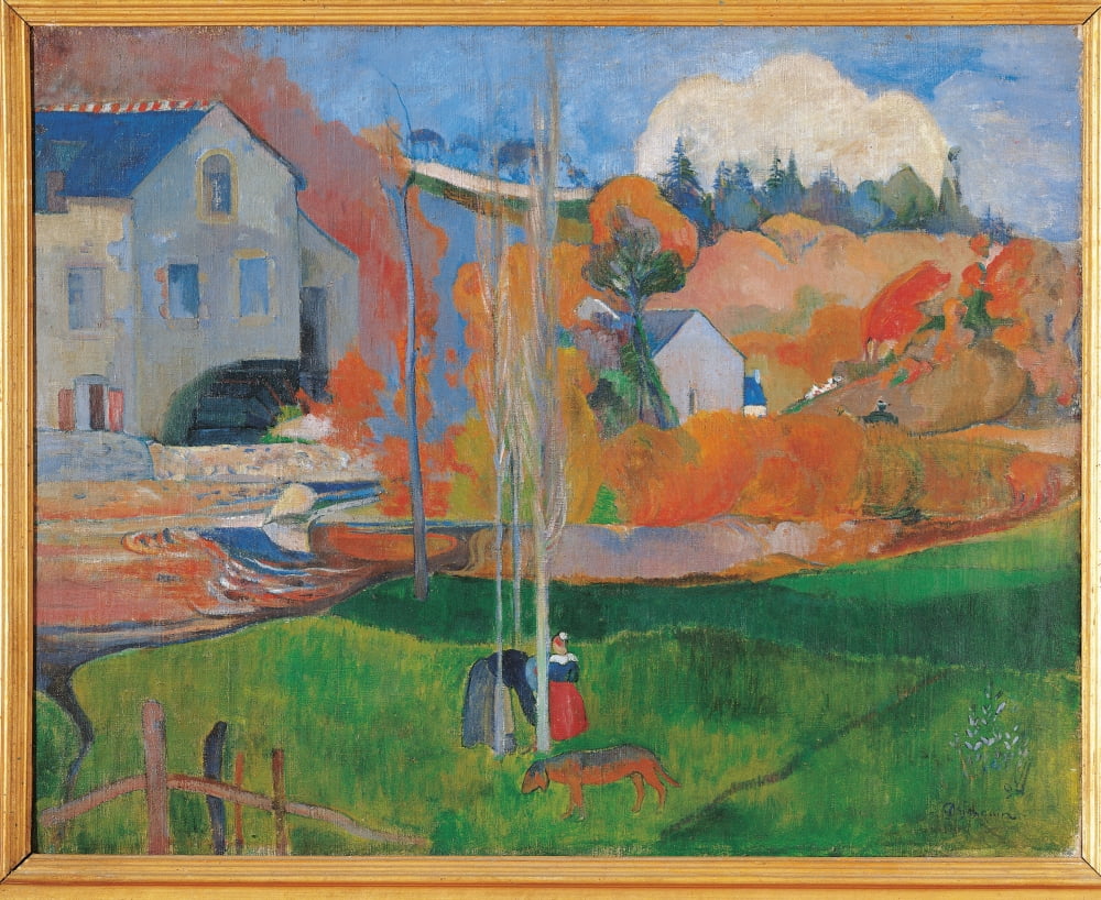 Landscape In Brittany The David Mill Canvas Art - (24 x 18)