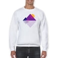 thumbnail image 1 of Landscape In Polygons Sweatshirt Men -GoatDeals Designs, Male Small, 1 of 4